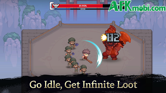 Infinite Master: Idle RPG game nhập vai nhàn rỗi lấy chủ đề võ hiệp với phong cách đồ họa pixel 2
