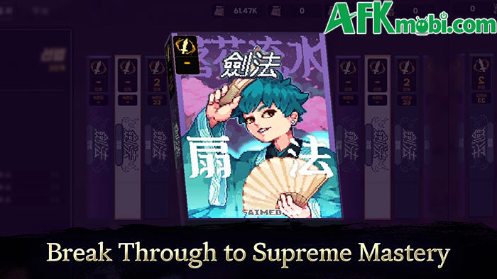 Infinite Master: Idle RPG game nhập vai nhàn rỗi lấy chủ đề võ hiệp với phong cách đồ họa pixel 4