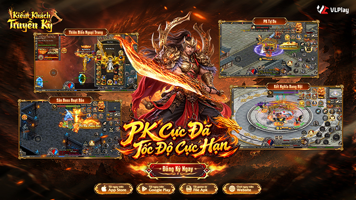 Kiếm Khách Truyền Kỳ mở đăng ký trước - MMORPG tái hiện thời hoàng kim game net 0