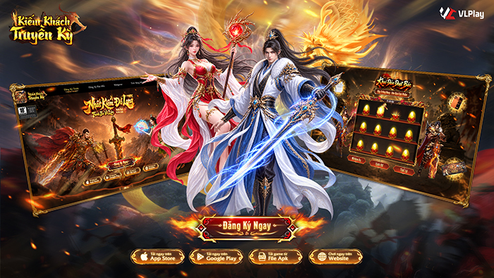 Kiếm Khách Truyền Kỳ mở đăng ký trước - MMORPG tái hiện thời hoàng kim game net 1