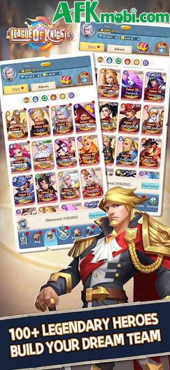 League of Knights game đấu tướng tập hợp các nhân vật thần thoại, cổ tích từ Đông đến Tây 0
