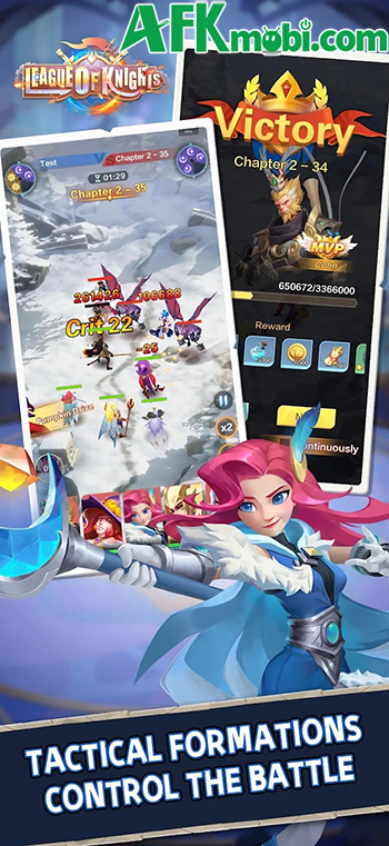 League of Knights game đấu tướng tập hợp các nhân vật thần thoại, cổ tích từ Đông đến Tây 1
