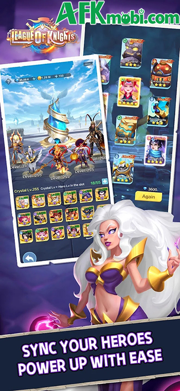 League of Knights game đấu tướng tập hợp các nhân vật thần thoại, cổ tích từ Đông đến Tây 4