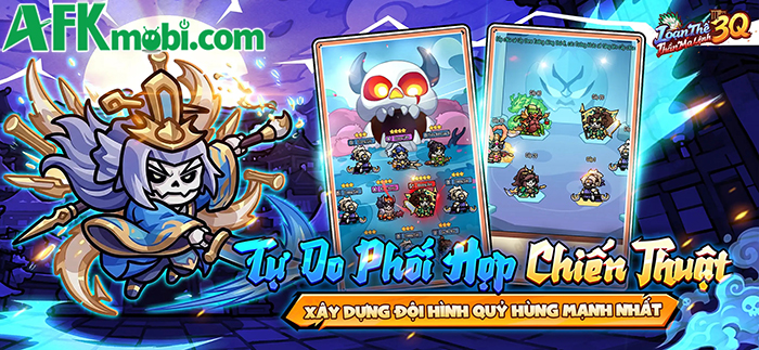 Loạn Thế 3Q: Thần Ma Lệnh - OEG game đấu tướng chiến thuật cập bến thị trường Việt Nam 1