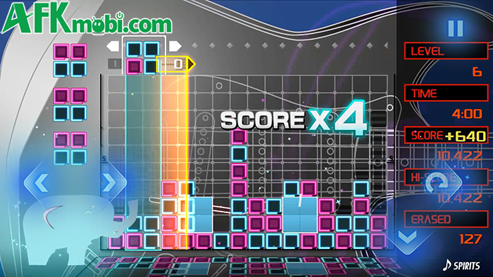 LUMINES REMASTERED Mobile game giải đố xếp gạch kết hợp yếu tố nhịp điệu âm nhạc 2