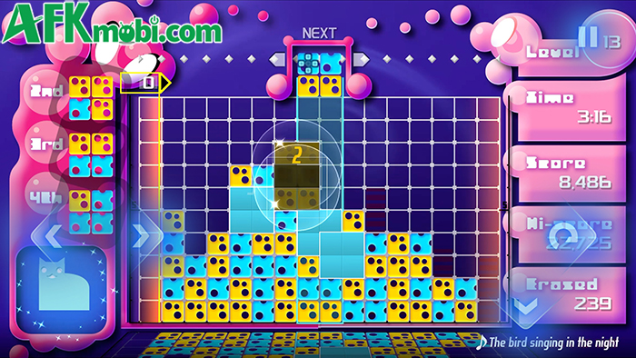 LUMINES REMASTERED Mobile game giải đố xếp gạch kết hợp yếu tố nhịp điệu âm nhạc 3