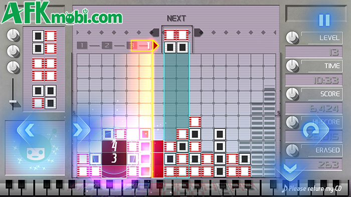 LUMINES REMASTERED Mobile game giải đố xếp gạch kết hợp yếu tố nhịp điệu âm nhạc 4