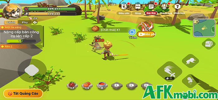 Một số điều, mẹo mà người chơi nên lưu ý, biết khi trải nghiệm game Đảo Sinh Tồn 3D 1