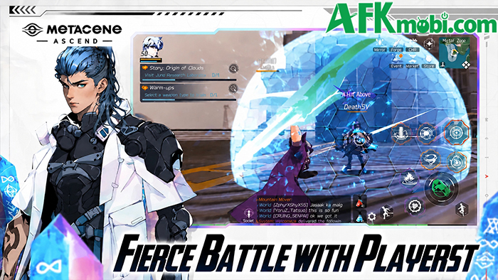 METACENE: ASCEND game MMORPG 3D thế giới mở lấy bối cảnh thế giới cyberpunk 3