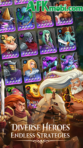 Midrealm: Elemental Heroes RPG game đấu tướng chiến thuật lấy chủ đề fantasy phương Tây 0
