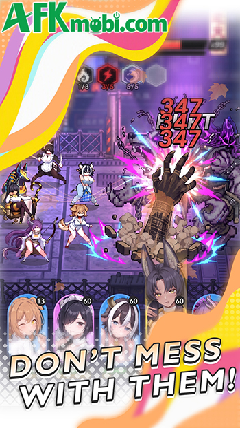 Xây dựng đội hình của bạn với những cô nàng quái vật trong game Monster Girl Rush 2
