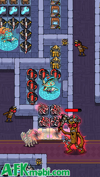 Tìm một căn phòng trống để xây dựng hệ thống phòng thủ trong Monster House: Dorm Escape 1