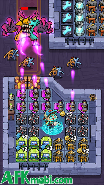 Tìm một căn phòng trống để xây dựng hệ thống phòng thủ trong Monster House: Dorm Escape 2