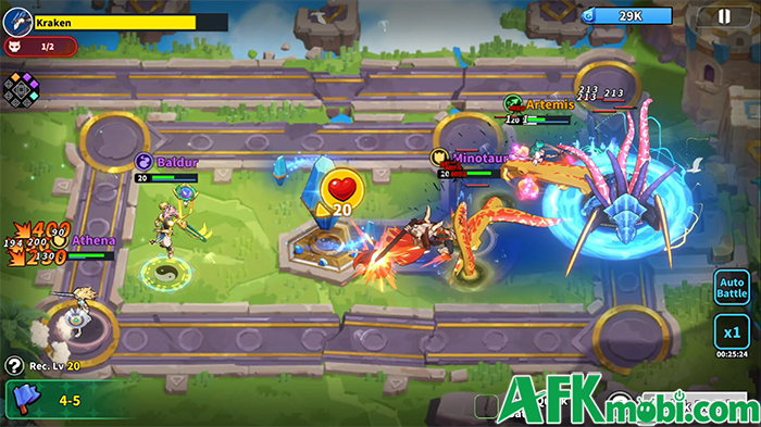 Mythic Wardens: Idle TD RPG game chiến thuật cho bạn sử dụng những nhân vật thần thoại 0