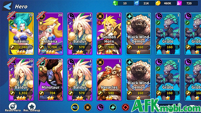 Mythic Wardens: Idle TD RPG game chiến thuật cho bạn sử dụng những nhân vật thần thoại 1