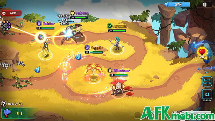 Mythic Wardens: Idle TD RPG game chiến thuật cho bạn sử dụng những nhân vật thần thoại 2