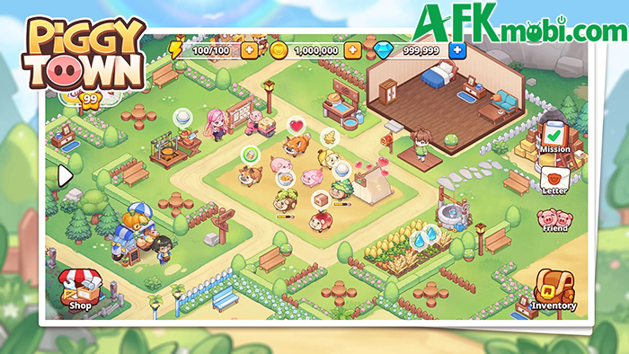 Piggy Town game mô phỏng quản lý trang trại nuôi heo cập bến thị trường Việt Nam 0