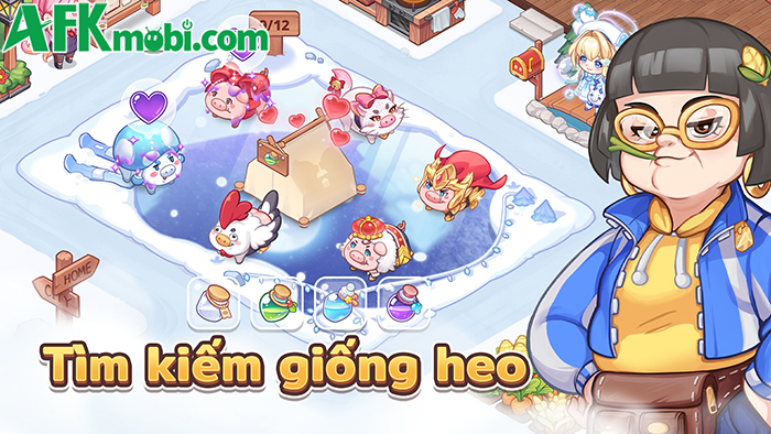 Piggy Town game mô phỏng quản lý trang trại nuôi heo cập bến thị trường Việt Nam 1
