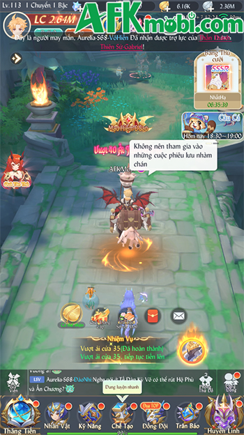 Khế Ước Rồng là một MMORPG màn hình dọc tuy cày cuốc nhàn rỗi nhưng đầy ấp hoạt động 0
