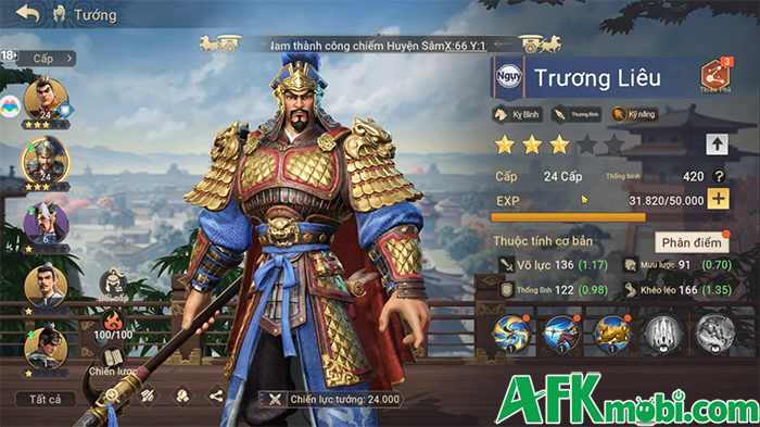 Xây thành, chiêu tướng rồi kéo quân tranh bá trong game Tam Quốc: Tranh Bá Thiên Hạ 0
