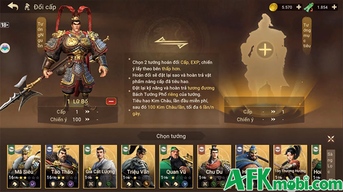 Xây thành, chiêu tướng rồi kéo quân tranh bá trong game Tam Quốc: Tranh Bá Thiên Hạ 6