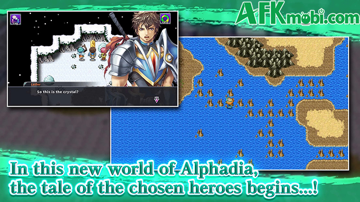 Tựa game Alphadia IV cổ điển của KEMCO có phiên bản làm lại mang tên RPG Alphadia F 2
