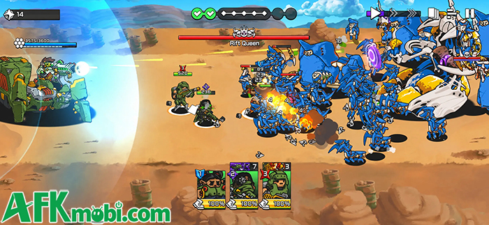 Giành lại Trái Đất từ tay người ngoài hành tinh trong game phòng thủ Soldier Defense 1