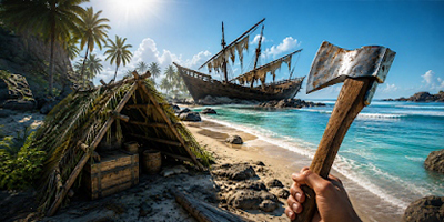 Sinh tồn trên một hòn đảo nhiệt đới rộng lớn trong game Survival Island Simulator