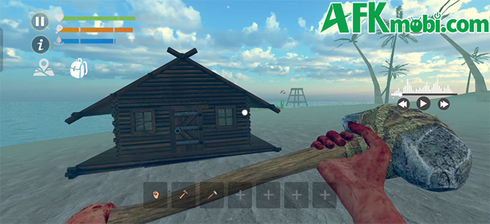 Sinh tồn trên một hòn đảo nhiệt đới rộng lớn trong game Survival Island Simulator 2