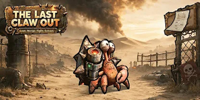 Cùng cua ẩn sĩ chiến đấu qua các đợt sinh vật đột biến trong game The Last Claw Out