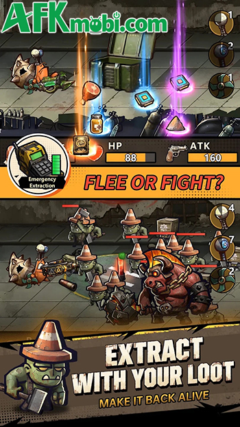 Cùng cua ẩn sĩ chiến đấu qua các đợt sinh vật đột biến trong game The Last Claw Out 1