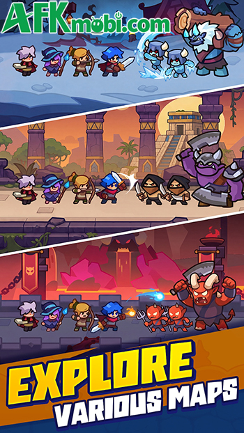 Không ngừng bước vào hầm ngục để chiến đấu, gia tăng sức mạnh trong game Tomb Rush 3