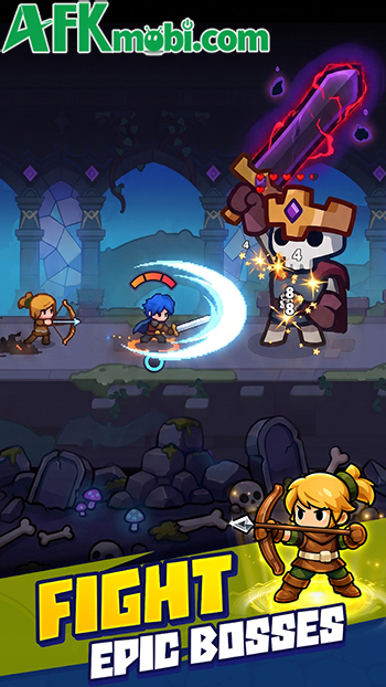 Không ngừng bước vào hầm ngục để chiến đấu, gia tăng sức mạnh trong game Tomb Rush 4