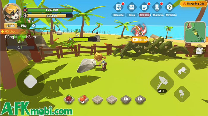 Tổng hợp ba lí do mà bạn nên thử qua tựa game di động Đảo Sinh Tồn 3D 0