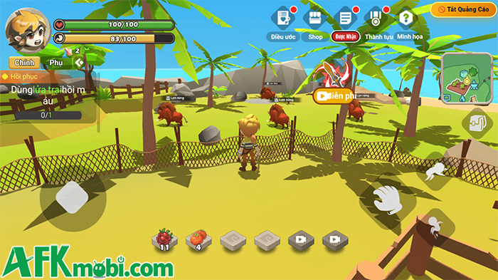 Tổng hợp ba lí do mà bạn nên thử qua tựa game di động Đảo Sinh Tồn 3D 1
