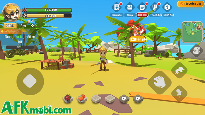 Tổng hợp ba lí do mà bạn nên thử qua tựa game di động Đảo Sinh Tồn 3D 2