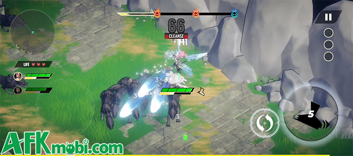 Valkyrie: Fractured Realms cho phép sử dụng kết hợp, hoán đổi hai nhân vật để chiến đấu sinh tồn 0