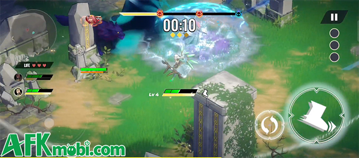 Valkyrie: Fractured Realms cho phép sử dụng kết hợp, hoán đổi hai nhân vật để chiến đấu sinh tồn 3