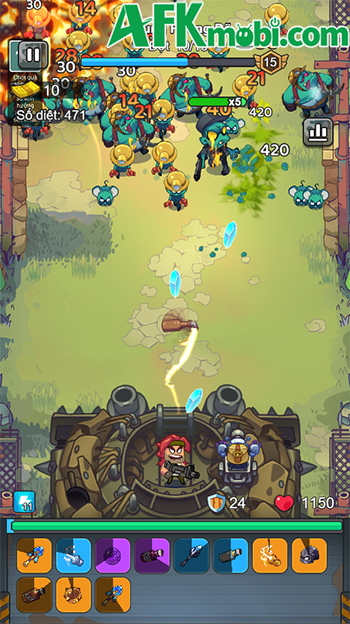 ZA War: Survival VN game phòng thủ roguelike kết hợp xếp balo trên nền tảng game của Zalo 3