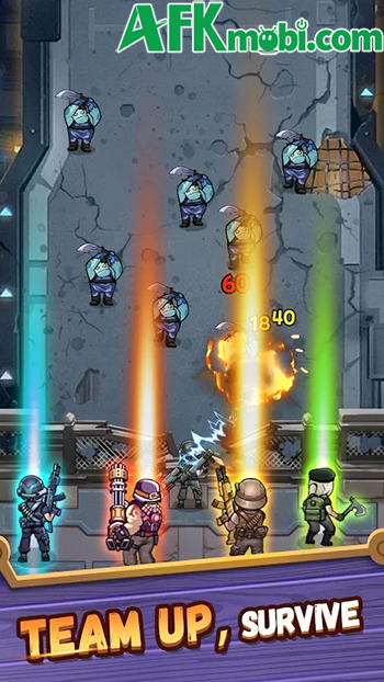 Zombie Defense game phòng thủ roguelike với cơ chế sắp xếp balo lấy chủ đề hậu tận thế thây ma 0
