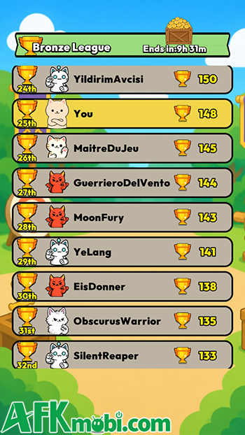 Hợp nhất trang bị cho chú mèo sử dụng chiến đấu trong game casual idle Cat Pack Heroes 3