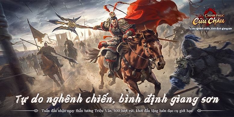 Chinh Phục Cửu Châu game mô phỏng chiến thuật đề tài Tam Quốc cập bến Việt Nam