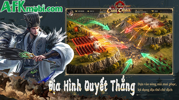 Chinh Phục Cửu Châu game mô phỏng chiến thuật đề tài Tam Quốc cập bến Việt Nam 2
