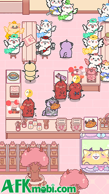 Chăm sóc cho bảy con mèo quỷ khổng lồ trong game Devil Kings Go Meow Meow 1