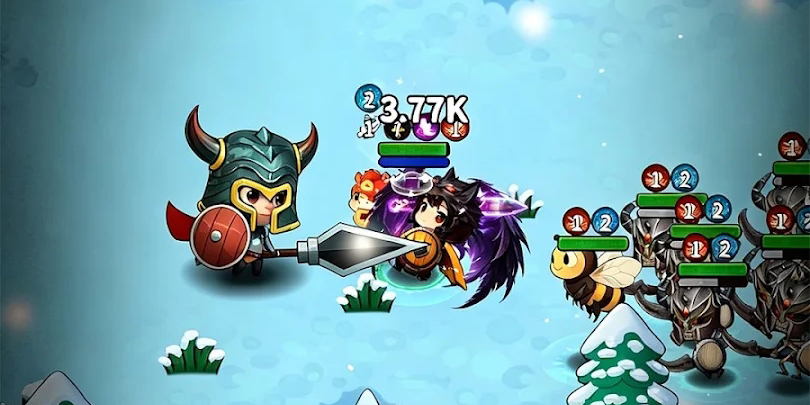 Chiến đấu qua những tầng hầm ngục tối trong game Dungeon Battle: Action RPG