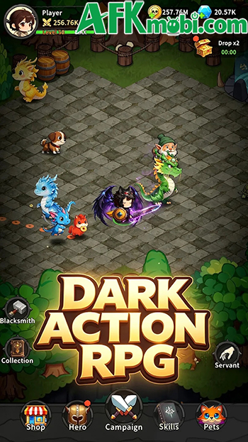 Chiến đấu qua những tầng hầm ngục tối trong game Dungeon Battle: Action RPG 0