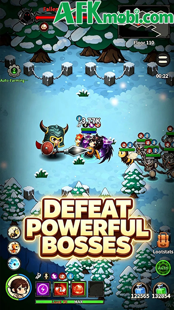 Chiến đấu qua những tầng hầm ngục tối trong game Dungeon Battle: Action RPG 2