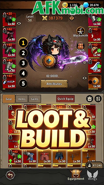 Chiến đấu qua những tầng hầm ngục tối trong game Dungeon Battle: Action RPG 3