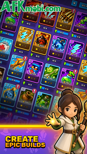Xây đội anh hùng phòng thủ trong ngục tối tại game Dungeon Defense Adventure 1