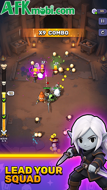 Xây đội anh hùng phòng thủ trong ngục tối tại game Dungeon Defense Adventure 2